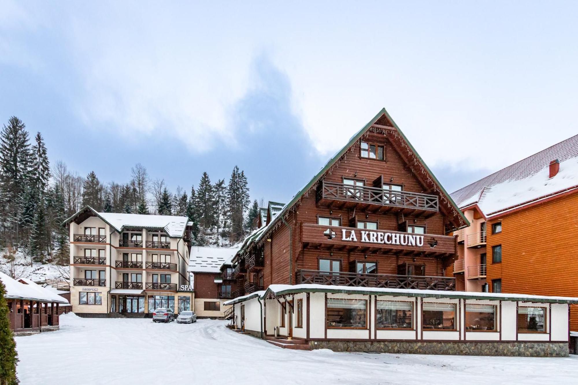 La Кrechunu Hotell Bukovel Exteriör bild