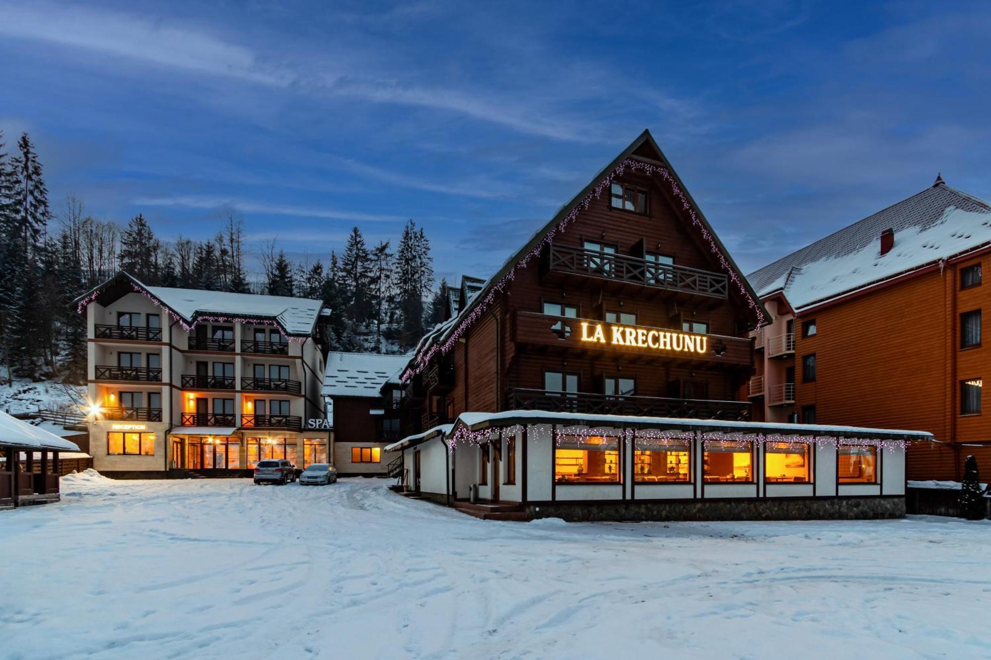 La Кrechunu Hotell Bukovel Exteriör bild