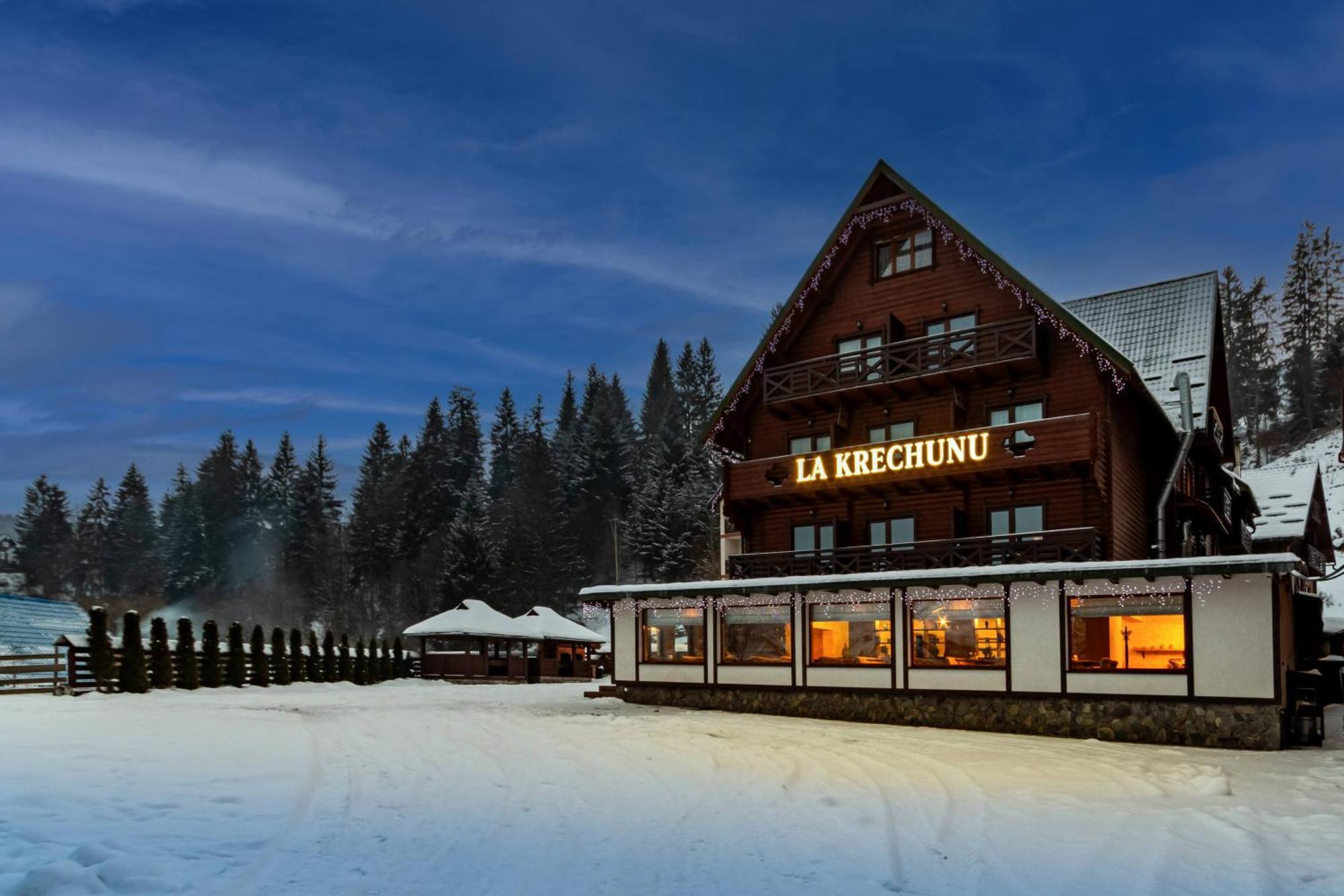 La Кrechunu Hotell Bukovel Exteriör bild